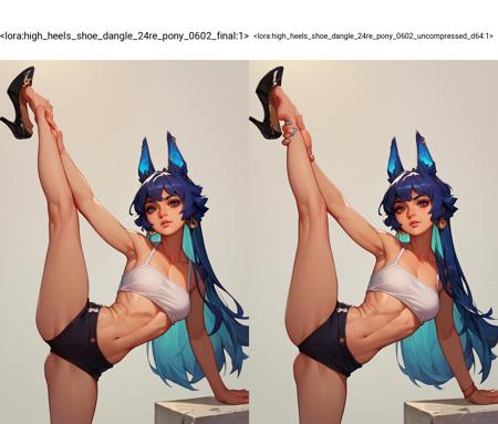 (PonyXL concept) High Heels Shoe Dangle | 悬着的高跟鞋