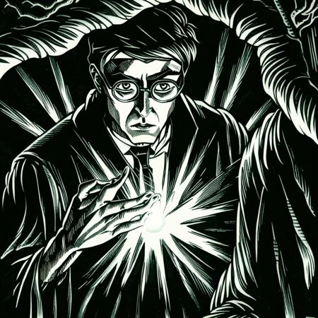 Woodcut Style SDXL