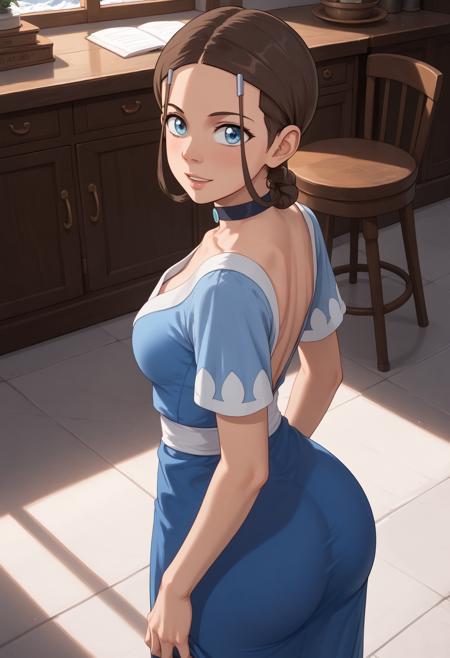 Katara, waterbending master, (Avatar: The Last Airbender, Four Elements Trainer), LoRA, PonyXL