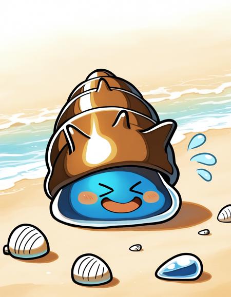 Shell slime / スライムつむり (Dragon quest) IL/Pony