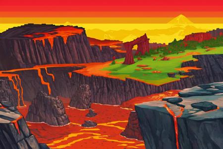 Background Style (Terraria) LoRA