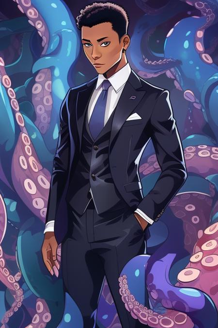 A Cthulhu and tentacle effect - tangbohu 30