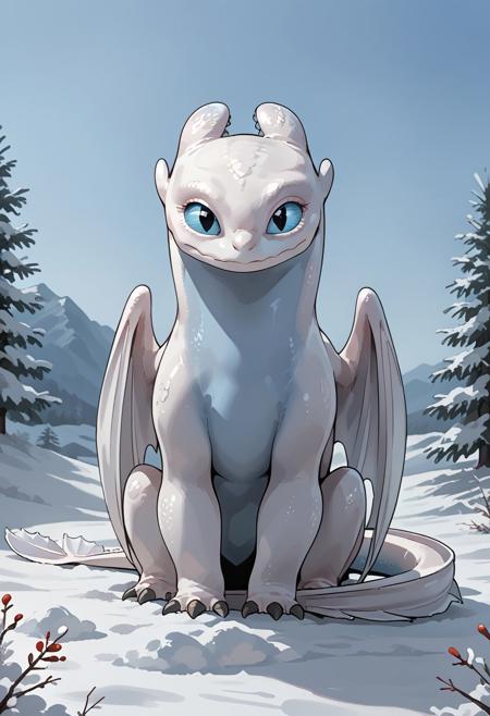 NUBLESS / LIGHT FURY - HTTYD [PONY]