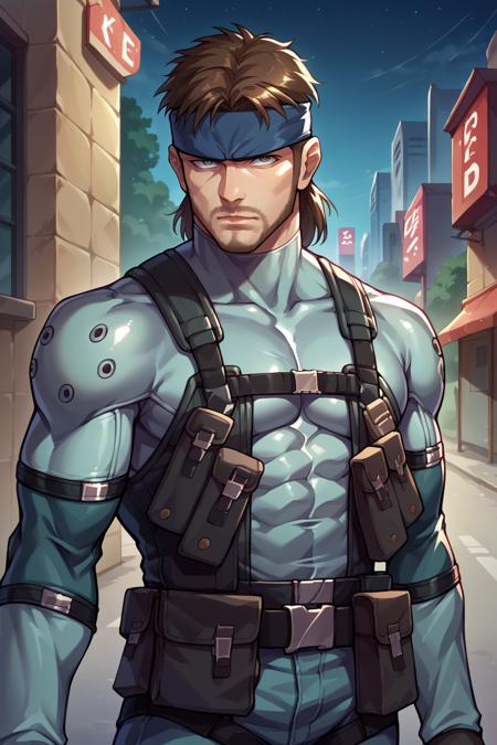 Solid Snake/ソリッド・スネーク (Metal Gear Solid) SDXL LoRA [Pony Diffusion]