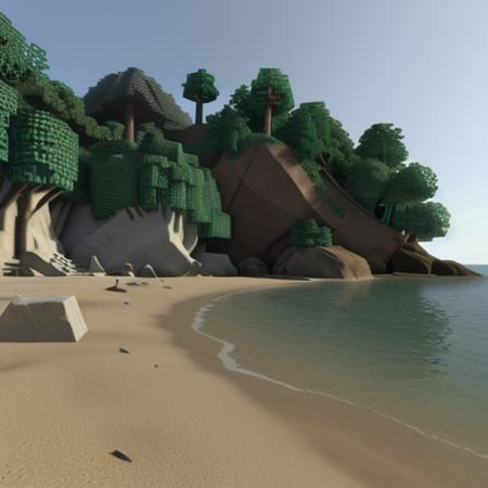 Secluded Beach (SFW Dataset-NSFW Possible) SD 1.5