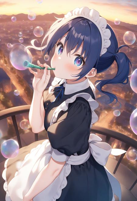 blowing bubbles / シャボン玉 / しゃぼん玉版本v1.0 (ID: 694114)