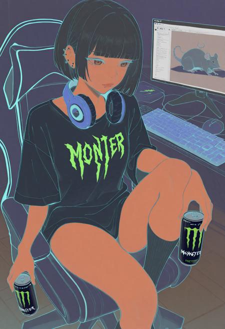 NeonMonochrome style [ILXL, PonyXL]