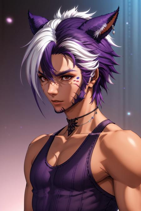 Face 2 Male Miqo RE:MIX Pony/Flux/XL/1.5