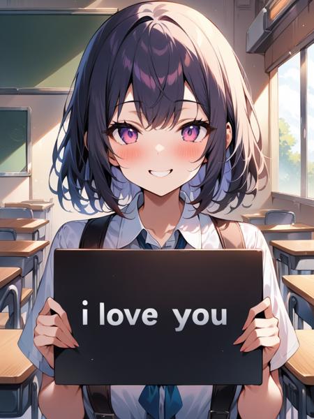 holding sign[SDXL / Pony]