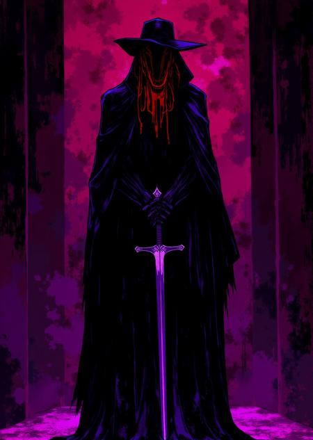 Flux Cyberpunk Tarot Style
