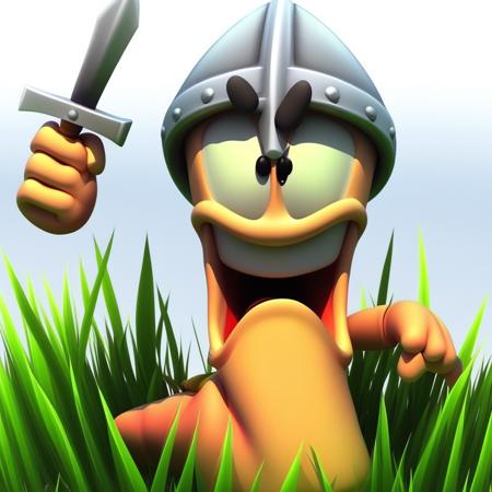 Worms Team17 render mix [SDXL]