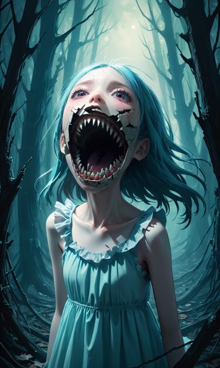 Monster Codex-Abyss girl | 怪物志-裂嘴女 | 深渊巨口