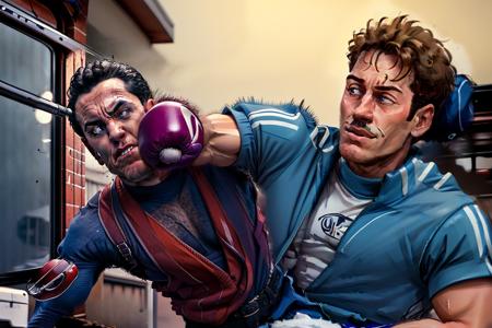 Fight scene