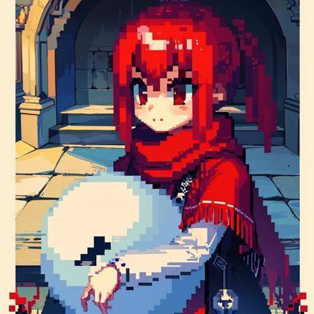 Pixel Snowman Suit (Dungeon Fighter Online) DNF大头像素雪人套装表情包
