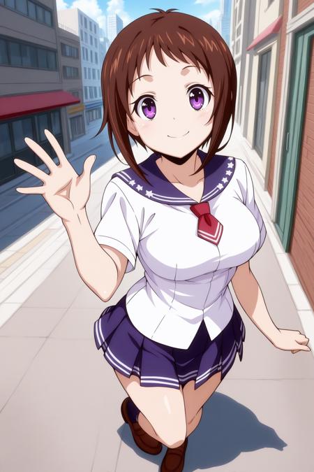 Ui Wakana/若菜 羽衣 (Okusama ga Seito Kaichou!) SDXL LoRA [Illustrious]