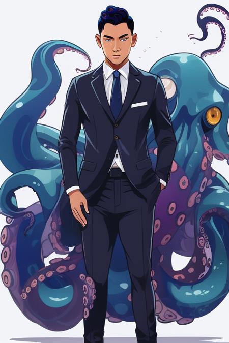 A Cthulhu and tentacle effect - tangbohu 30