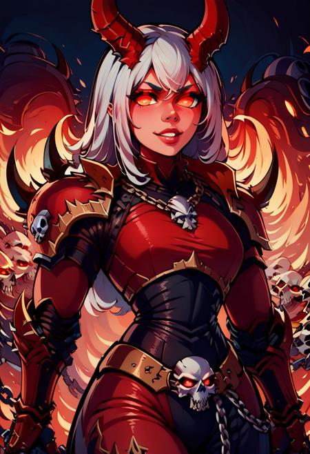 Khorne World: Demon World Morph (Warhammer 40K) [Illustrious & Pony & SD1.5]