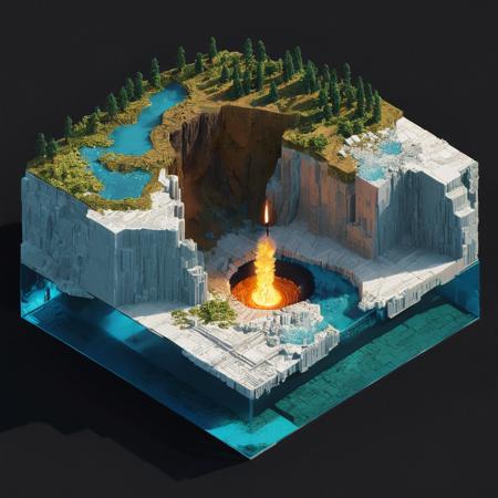 [Style/XL] Isometric Tile Map✨