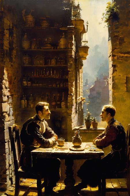 style of Carl Spitzweg 299