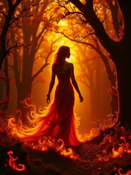 Fire Fractals FLUX