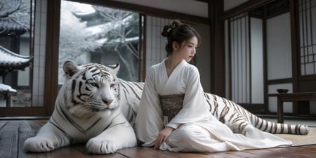 绪儿XL-猛虎下山 xuer White tiger