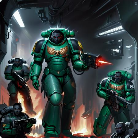 Salamanders - Warhammer 40,000 (SDXL)