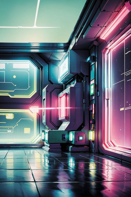 cyberpunk scene
