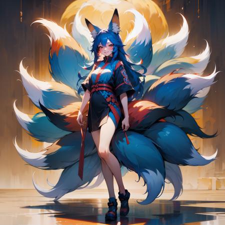九尾狐女孩 Nine tailed Fox Girl