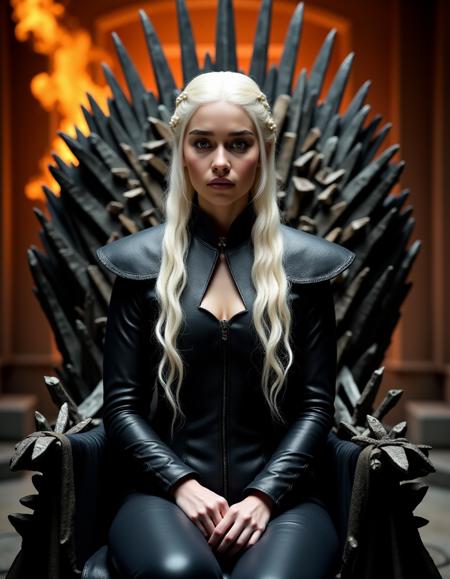 Emilia Clarke as Daenerys Targaryen - LORA  - FLUX and PONY ?