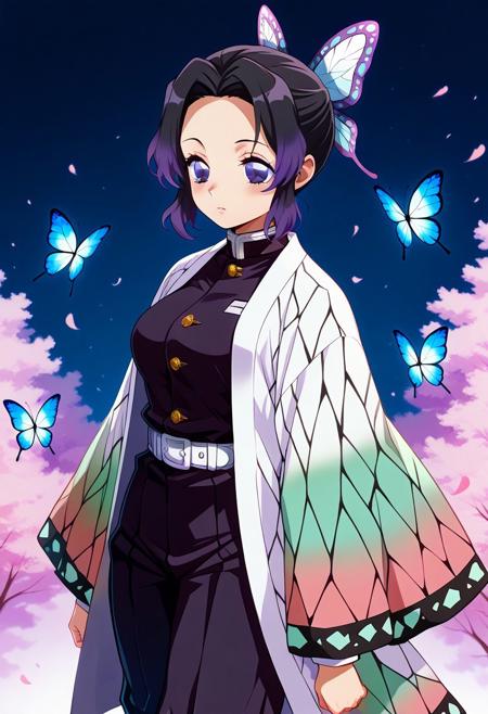 Shinobu Kochou 胡蝶 しのぶ - Demon Slayer Pony Illustrious版本IL (ID: 1178420)