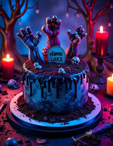 Creepy and eerie cakes flux