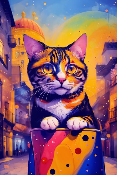 A painting style with colored dots - tangbohu 22版本v1.0 (ID: 457833)
