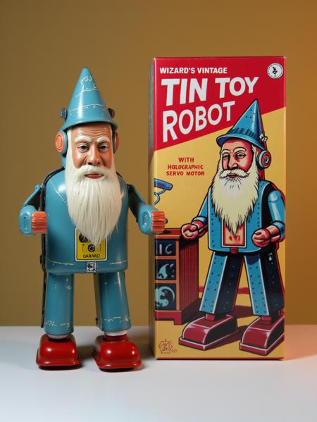 Wizard's Vintage Tin Toy Robots