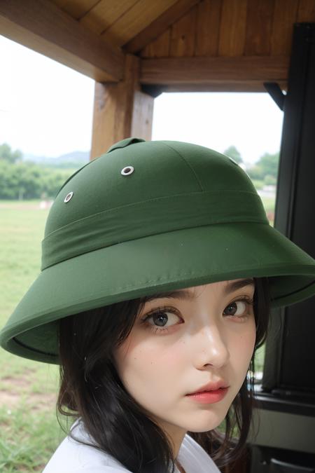 Vietnamese_pith_helmet | Mũ Cối