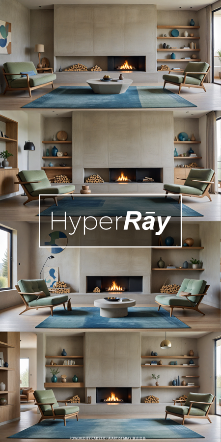 AiARTiST-HyperRAY XL 室内设计渲染系统 XL interior design system