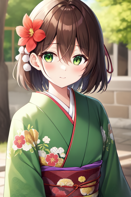 Green Kimono