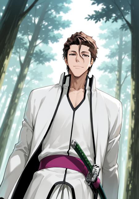 Aizen Sosuke(Bleach) (3 Outfits) | 1.5 SD/PONY/Illustrious