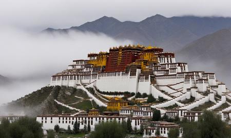 potala palace布达拉宫 建筑模型