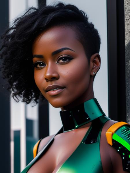 Sanaa Asaju - Black African Kenyan Woman from the Latent Space