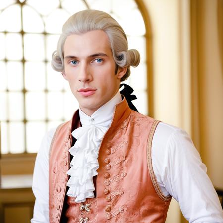 18th century men (rococo clothing, makeup, wigs -  PonyXL)