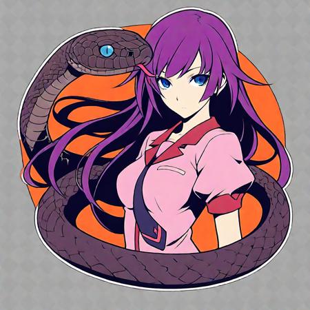 Snake Character Sticker illustriousXL版本V1 (ID: 1288404)