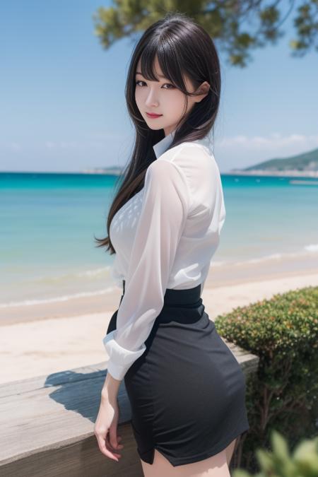 职业装 office lady