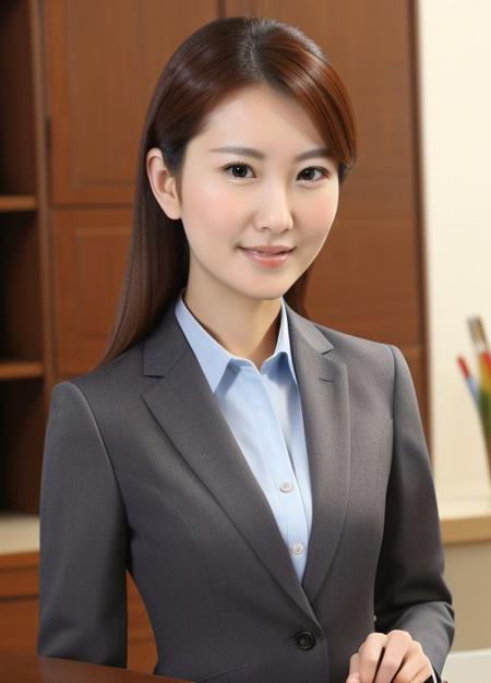 OL平均顔/Average face of Japanese women working in an office.