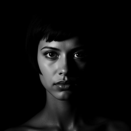 Rembrandt (Low-Key) Lighting Style XL + SD1.5 + F1D