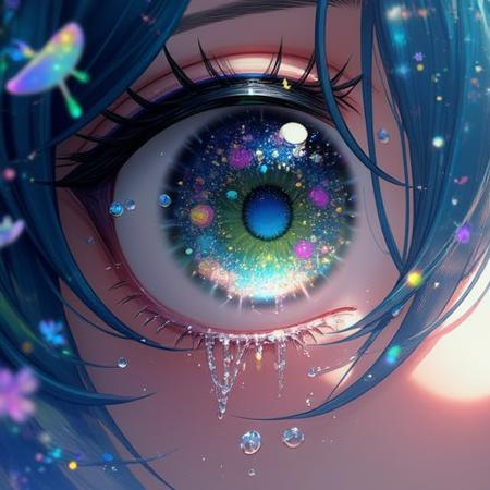 Anime detail eye FLUX