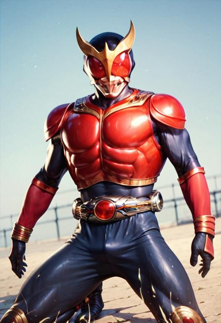 Kamen Rider pack: Kuuga, Agito, Ryuki, Faiz, Blade, Hibiki, Kabuto, Den-O, Kiva, Decade (HEISEI ERA PHASE 1) (仮面ライダーメガパック)版本Kuuga (ID: 1093113)