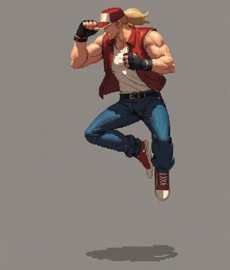 Terry Bogard (pixel art sprite)