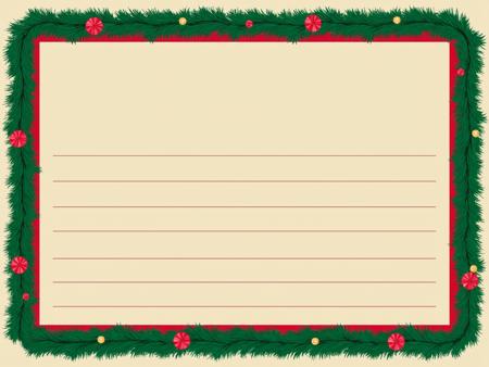 ? Christmas Postcard Template - Print your own generated X-mas card! ? [Flux]