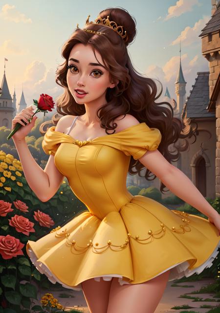 Belle Princess (beauty and the beast) - SD 1.5 | XL PONY - Disney by YeiyeiArt