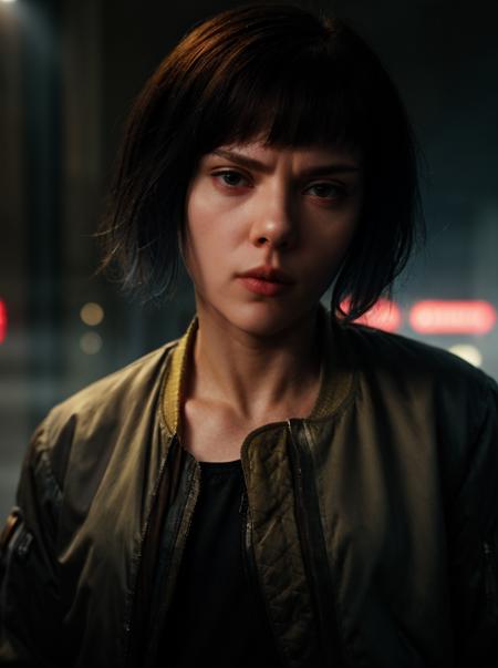 Motoko Kusanagi from Ghost in the shell movie (2017/Scarlett Johansson)